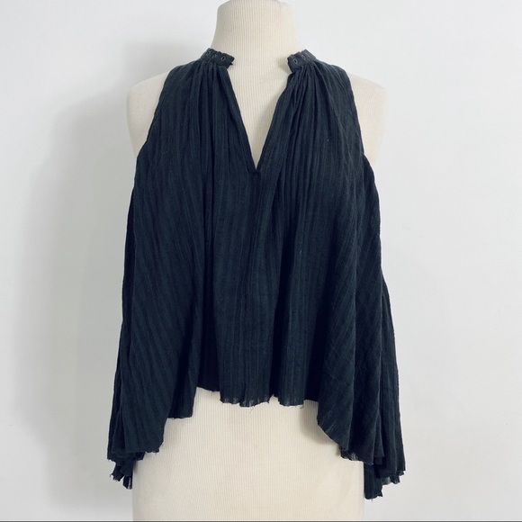 NEW Isabel Marant Etoile 100% cotton black top - Picture 3 of 9